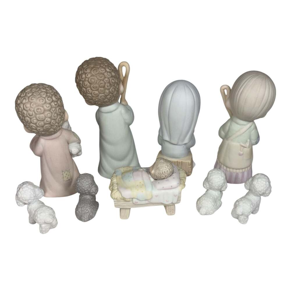Precious Moments Come Let Us Adore Him 9 pc Nativity Set + Camel Cassette 104000 - Picture 5 of 6